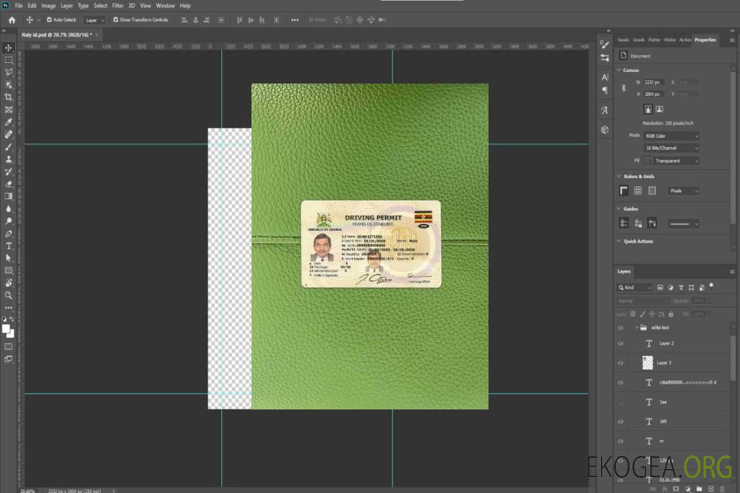 Ouganda DL photolook AVANT template Ouganda DL photolook AVANT template